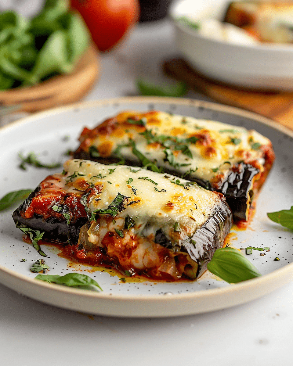 Healthy Eggplant Rollatini
