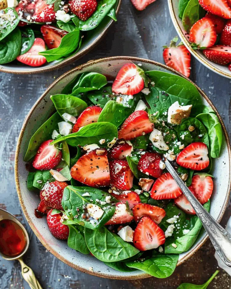 Strawberry Spinach Salad