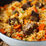 Beef Plov (Beef Rice Pilaf) Recipe
