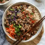 Ground Turkey Egg Roll in a Bowl