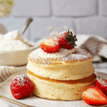 Fluffy Japanese Soufflé Pancakes