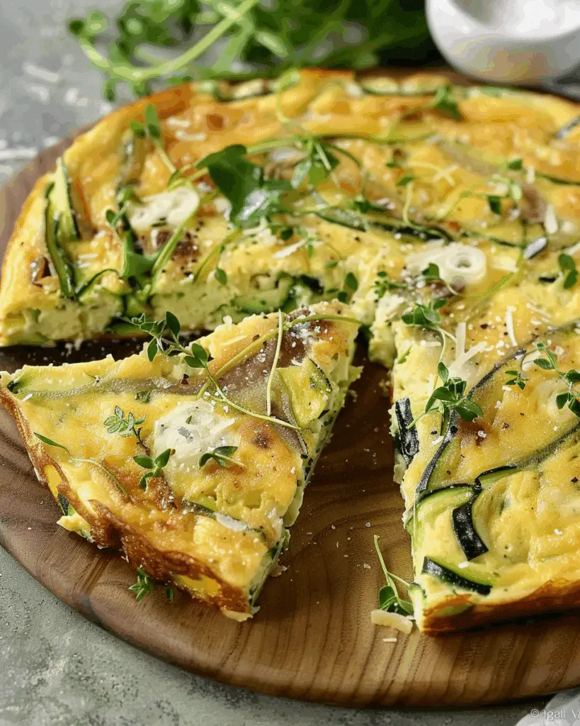 Courgette Frittata