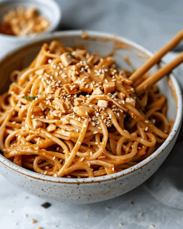 Peanut Butter Noodles
