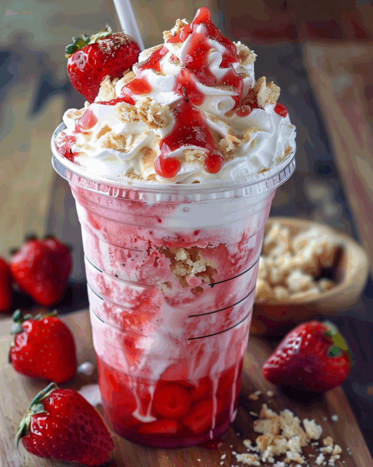 Strawberry Shortcake Frappuccino