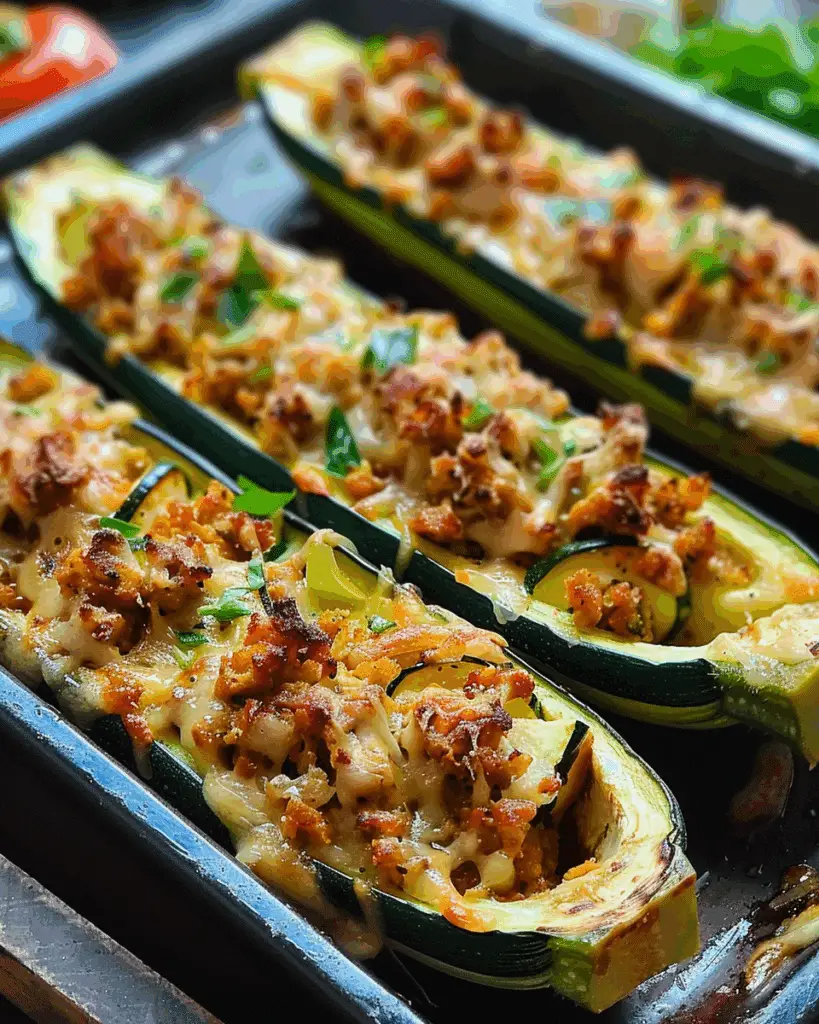 Stuffed Zucchini Boats