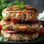 Greek Chicken Burgers