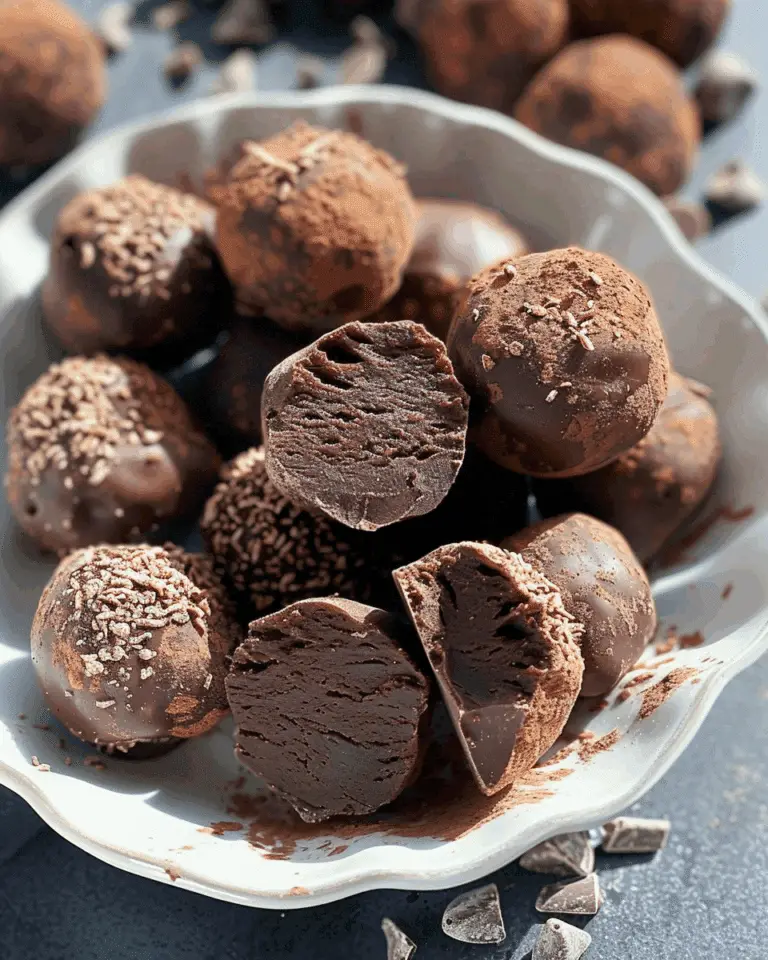 Healthy Vegan Chocolate Truffles