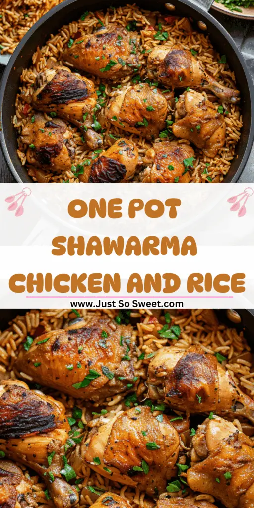 One Pot Shawarma Chicken and Rice