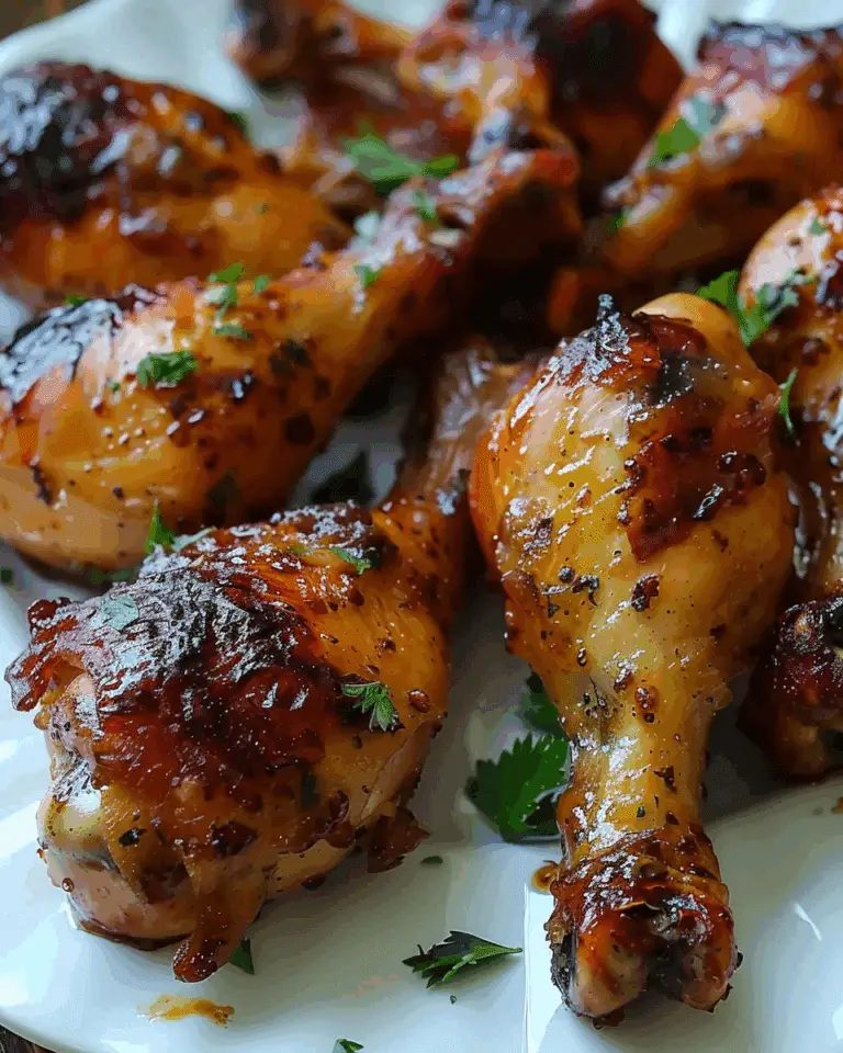 Caramelized Baked Chicken Legs or Wings