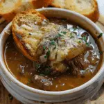 French Onion Beef Short Rib Soup