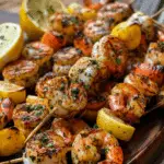 Grilled Seafood Boil Skewers