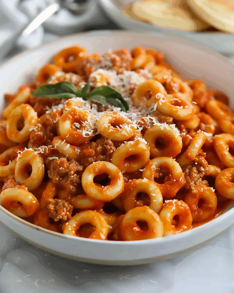 Homemade SpaghettiOs