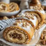 Italian Nut Roll Cookies