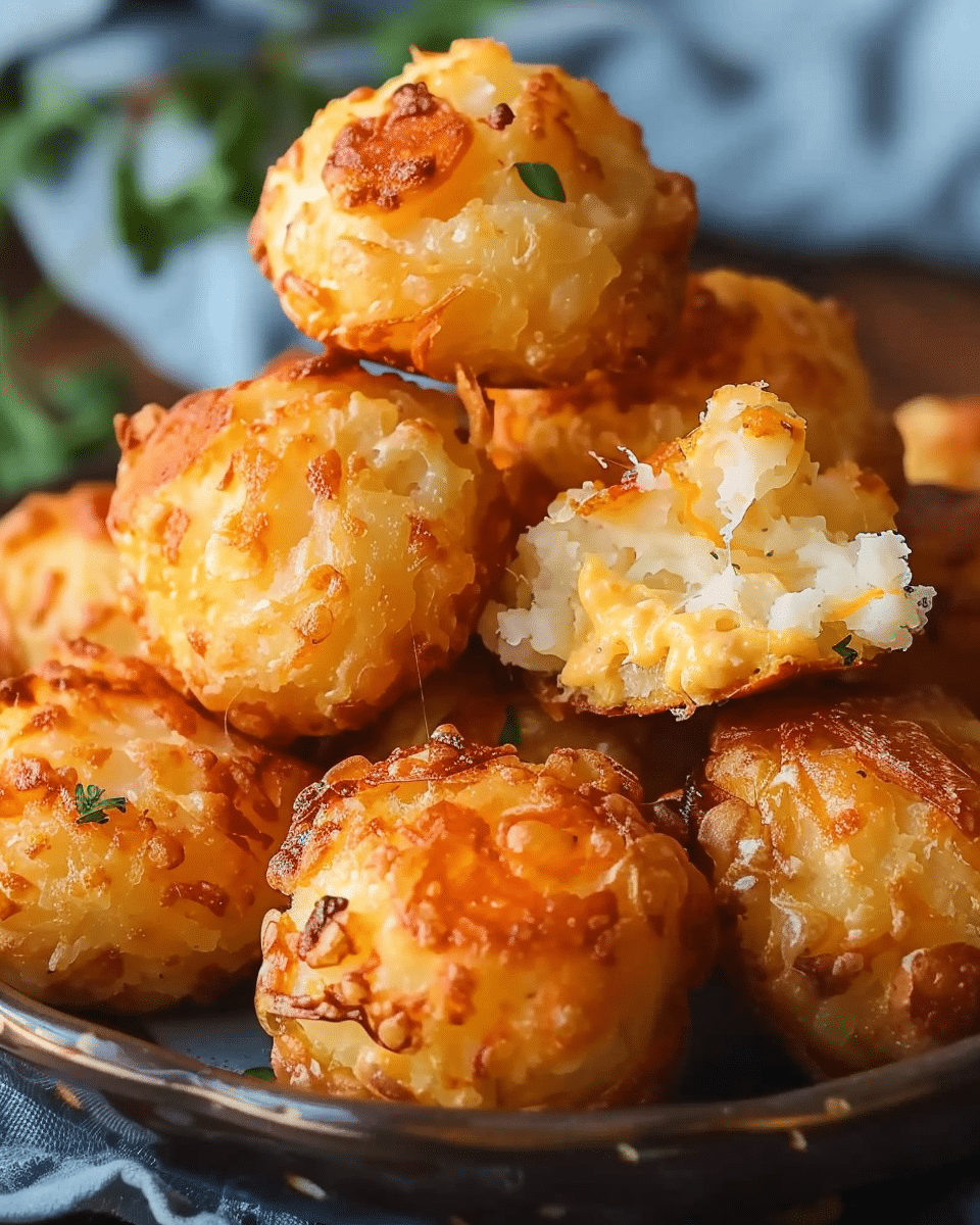 Mashed Potato Cheese Puffs – Easy & Delicious Recipe