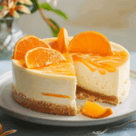 No‑Bake Creamsicle Cheesecake
