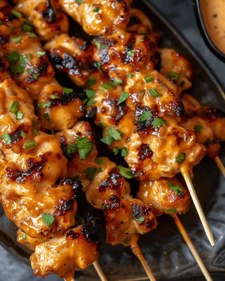 Bang Bang Chicken Skewers
