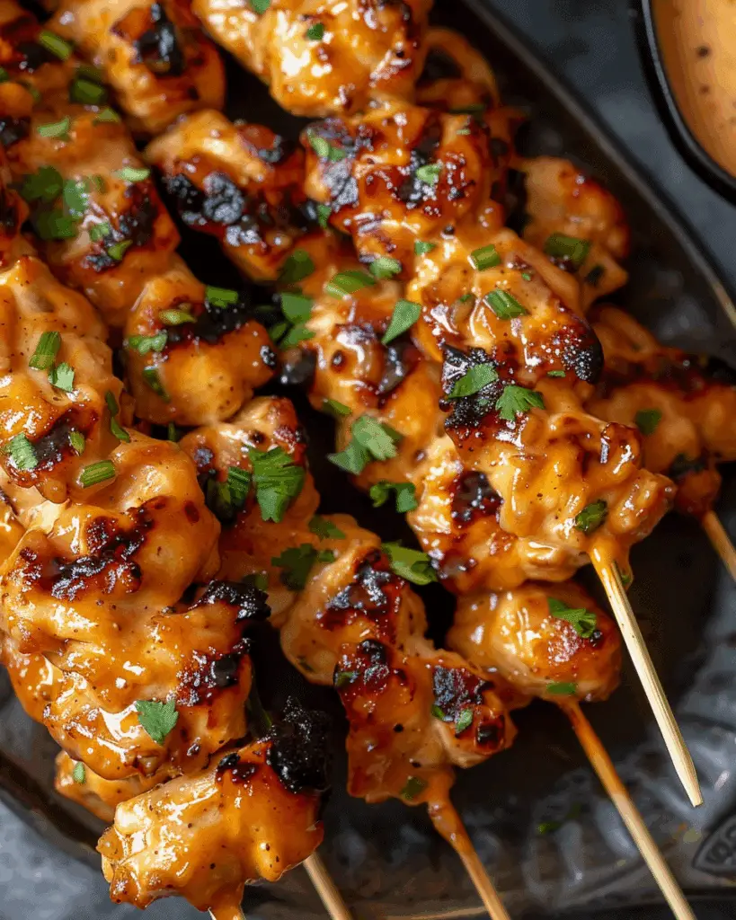 Bang Bang Chicken Skewers