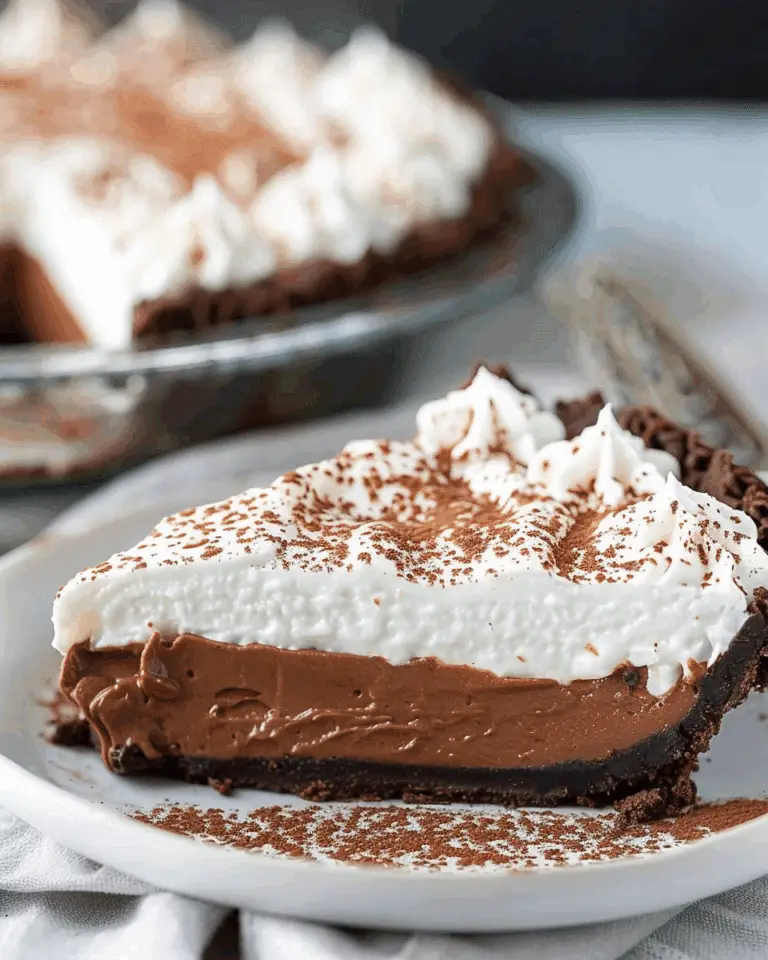 The Best No‑Bake Chocolate Cream Pie
