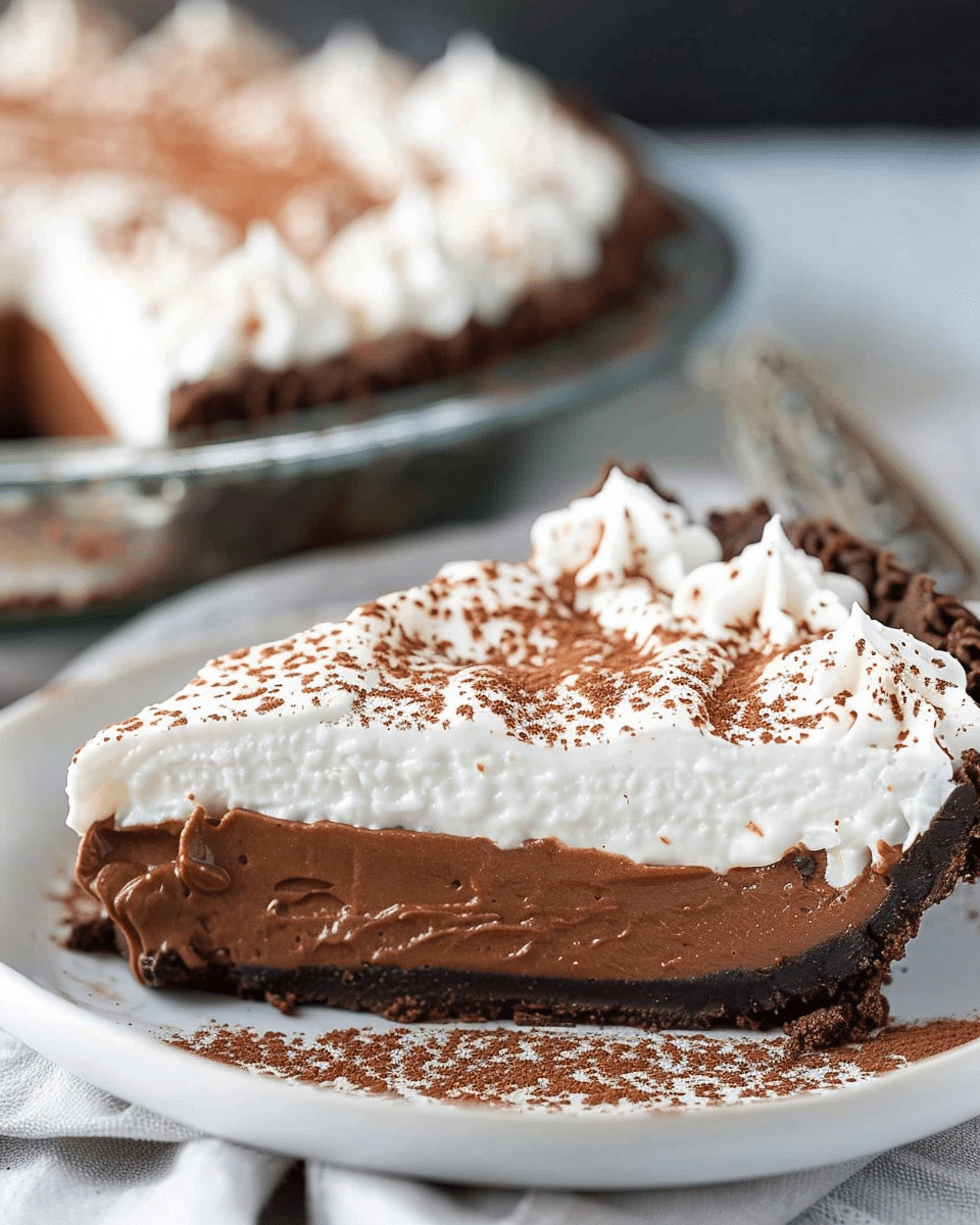 The Best No‑Bake Chocolate Cream Pie