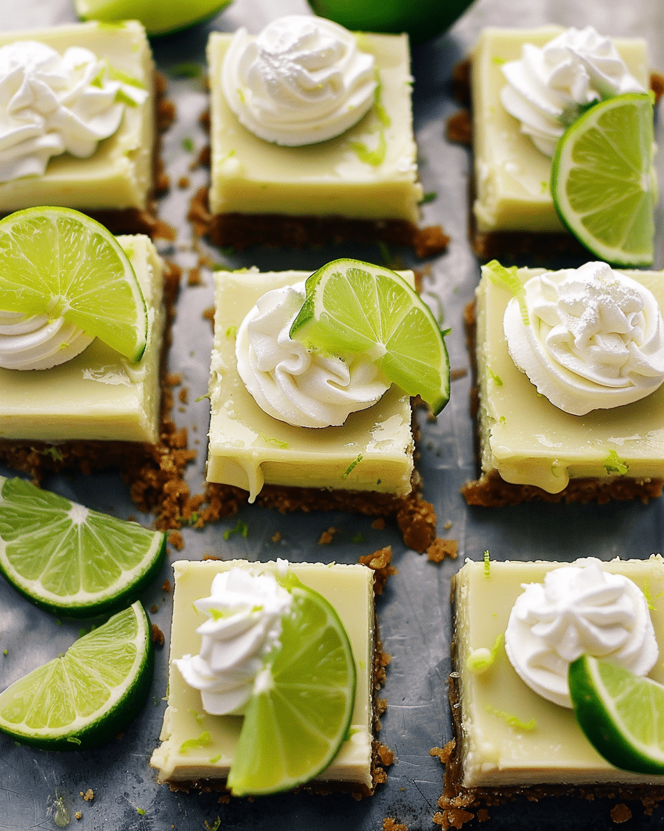 Vegan Key Lime Pie Bars