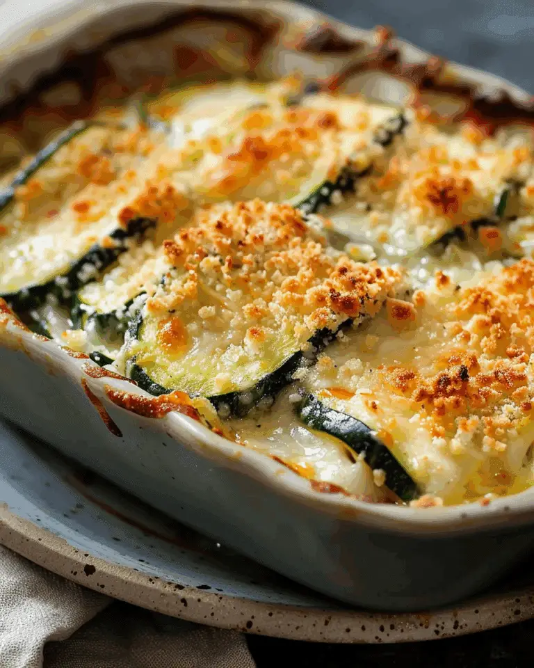 Baked Zucchini and Cheese
