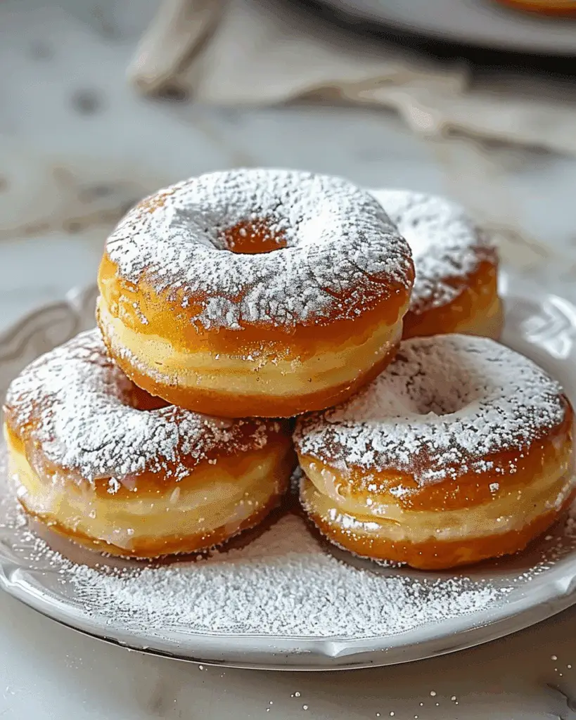 Cloud-Like Vanilla Donuts