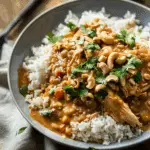 Slow Cooker Thai Peanut Chicken