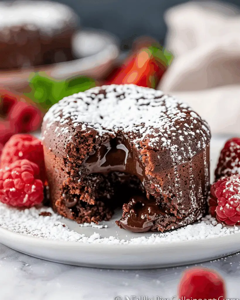 Cinnamon Spiced Chocolate Lava Cakes