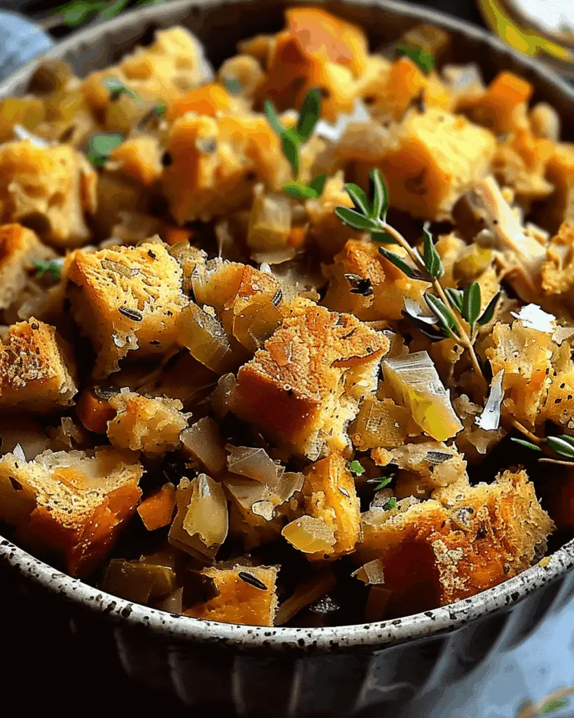 Crockpot Chicken Stuffing