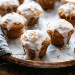 Mini Chai Muffins with Vanilla Bean Glaze