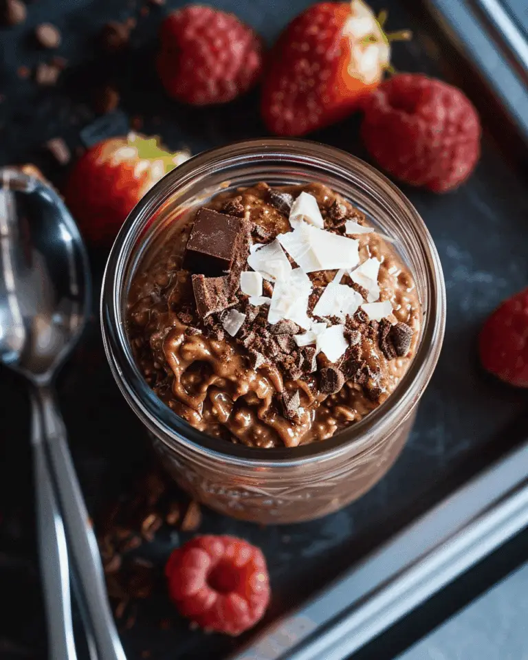 Brownie Batter Overnight Oats