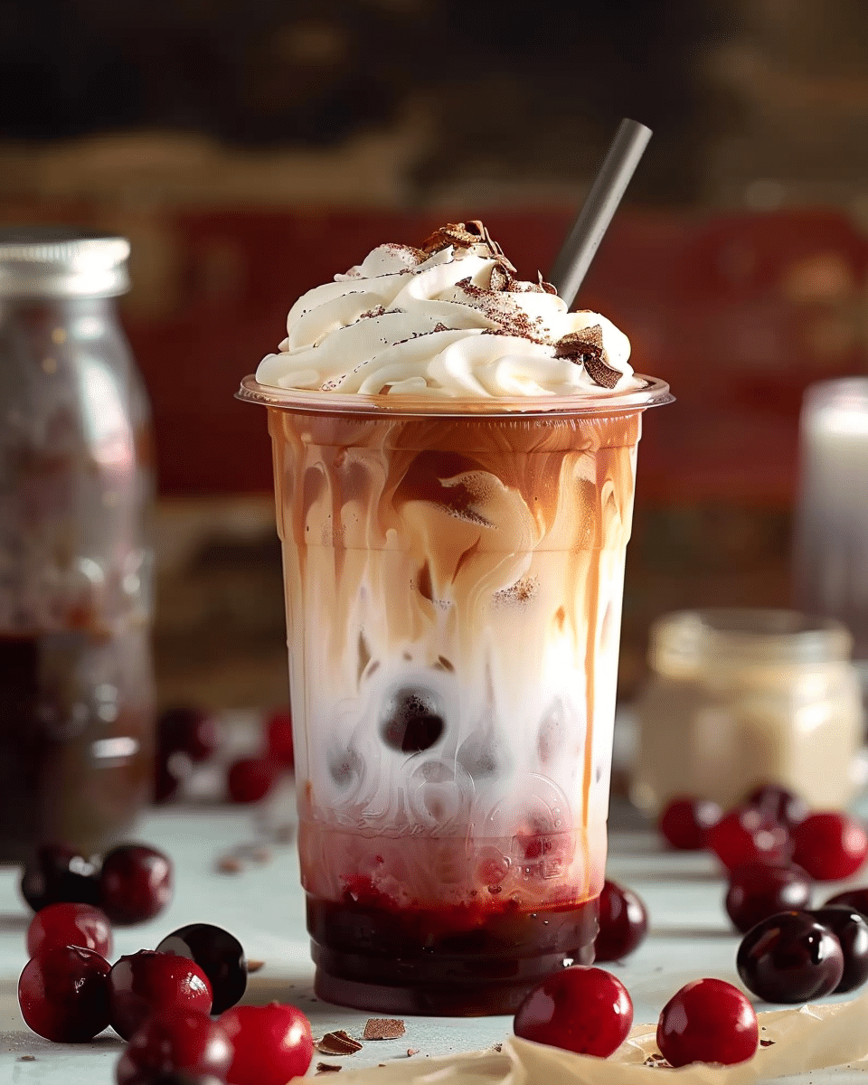 Cherry Vanilla Iced Latte – A Refreshing, Naturally Sweet Drink