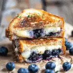 Crispy Blueberry Grilled Cheese