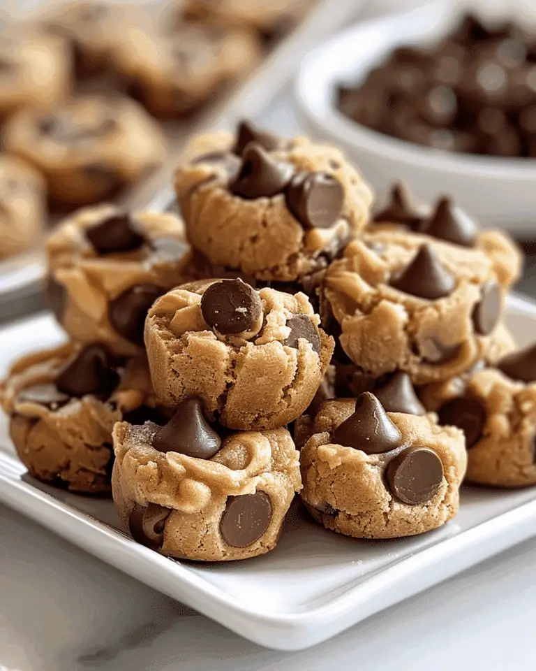 Peanut Butter Chocolate Chip Cookie Bites