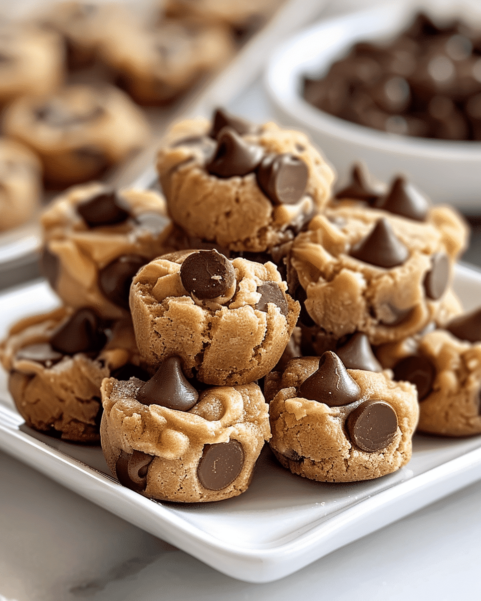 Peanut Butter Chocolate Chip Cookie Bites