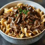 Slow Cooker Beef Noodles