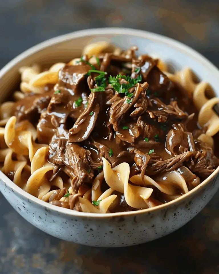Slow Cooker Beef Noodles