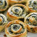 Cheesy Spinach Pinwheels