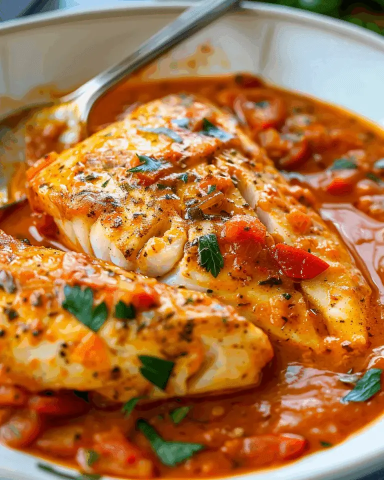 Tilapia in Roasted Pepper Sauce – A Flavor Delight