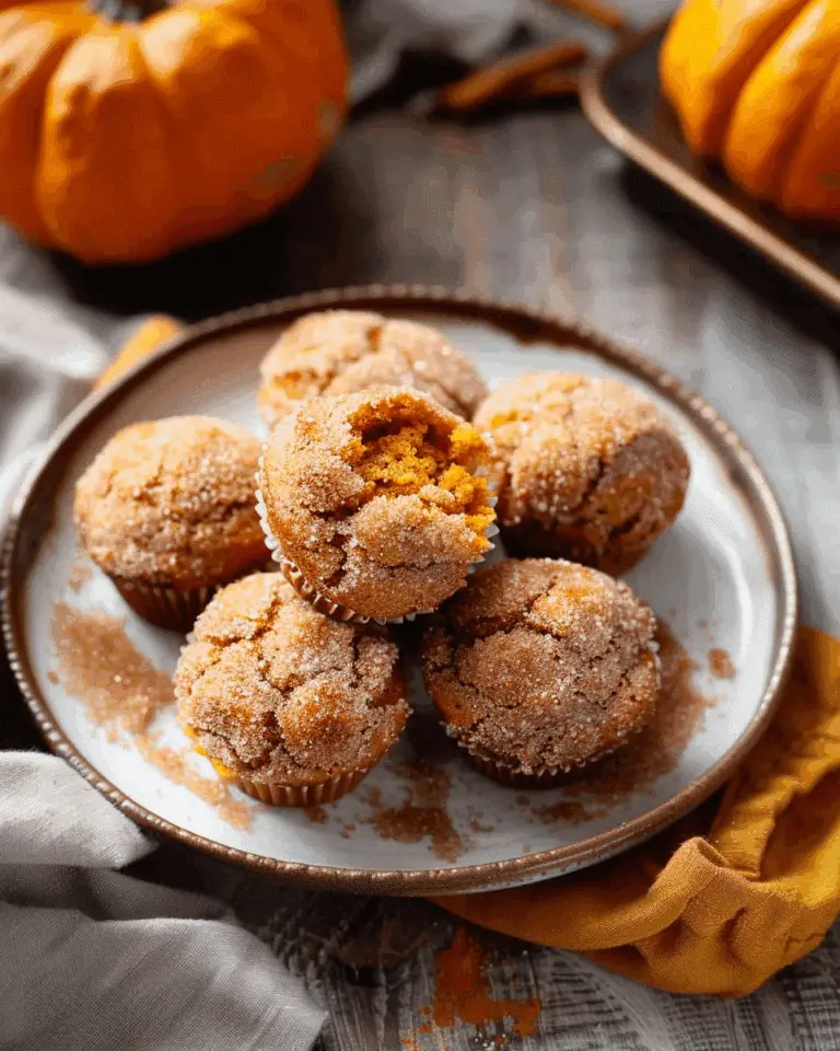 Mini Cinnamon Sugar Pumpkin Muffins