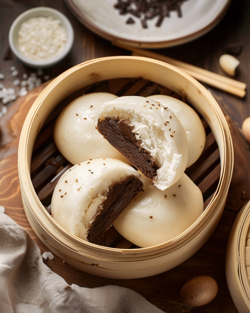 Chocolate Steamed Buns Recipe