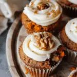 Healthy Carrot Cake Cupcakes