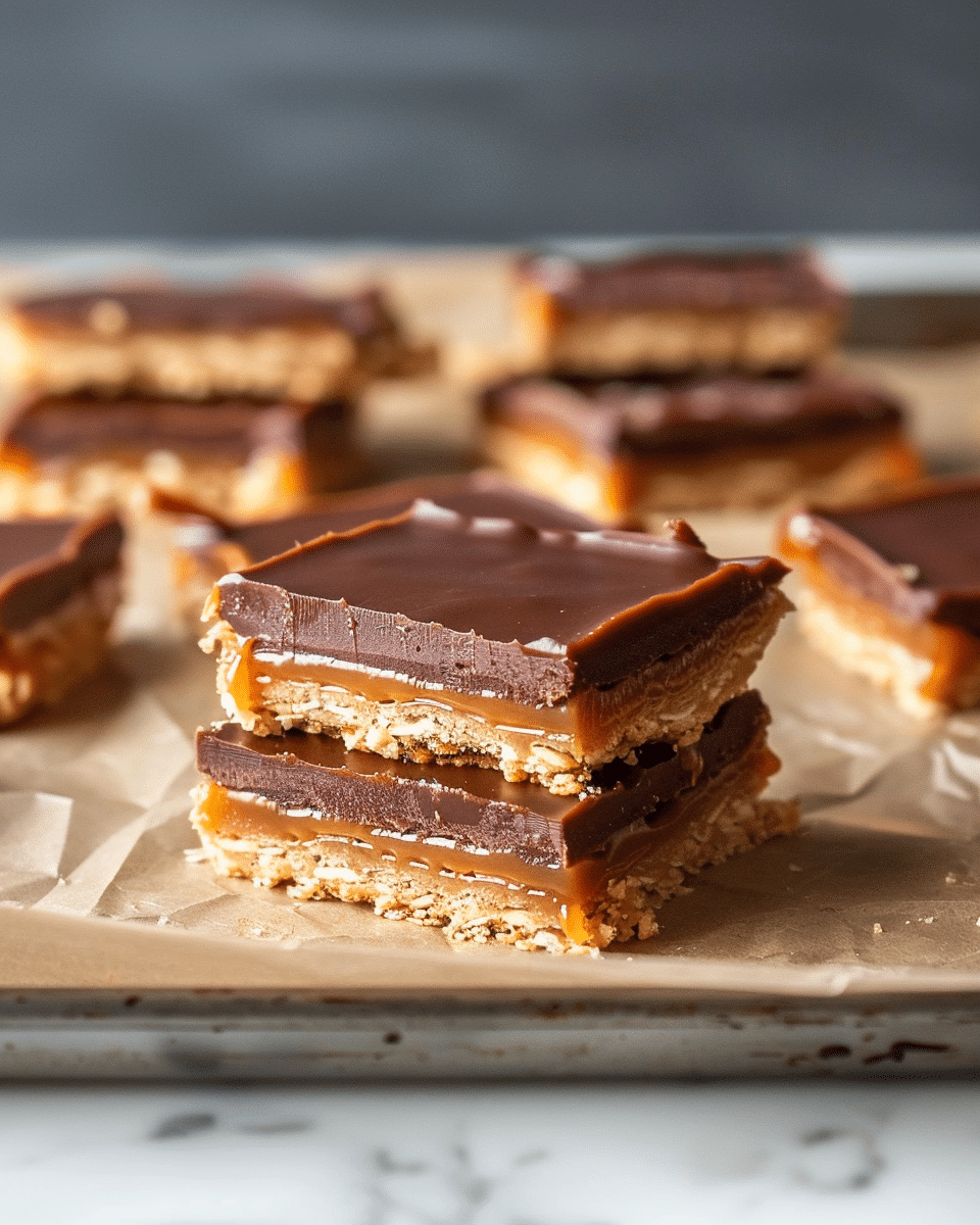 Homemade Twix Bars Recipe