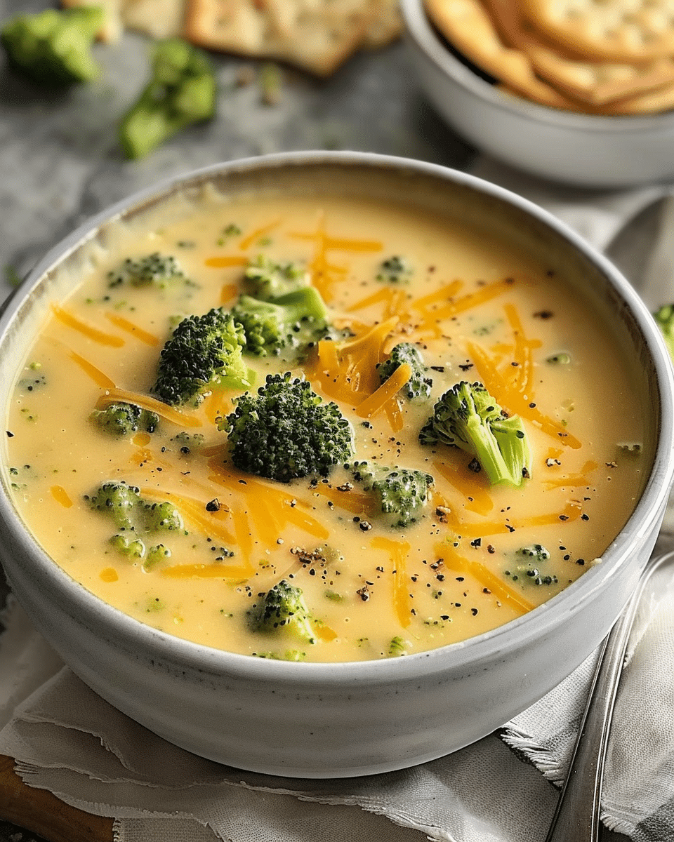 Copycat Panera‑Style Broccoli Cheddar Soup