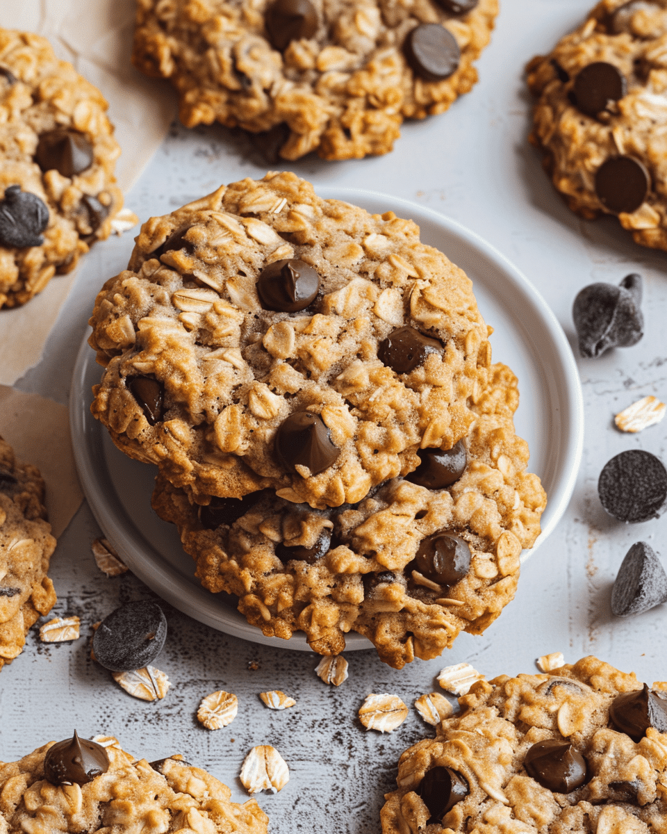 Healthy Oatmeal Protein Cookies