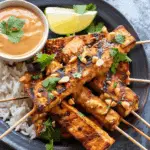 Tofu Satay with Peanut Sauce