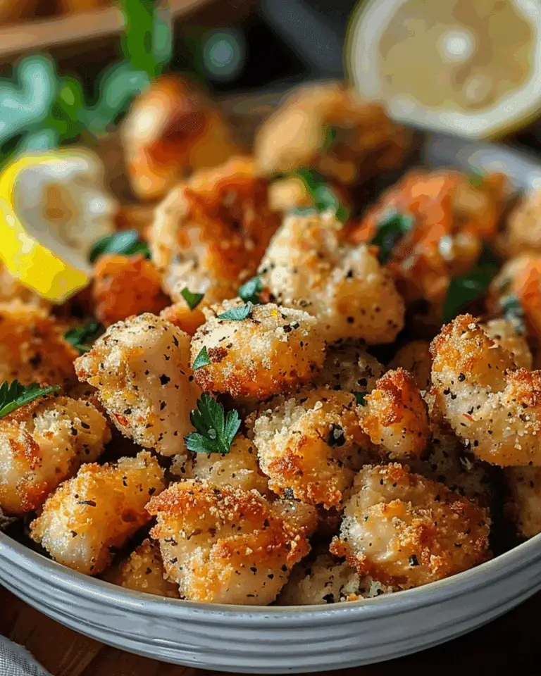 Crispy Lemon Pepper Chicken Bites