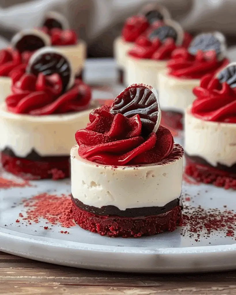 Mini Red Velvet Cheesecake