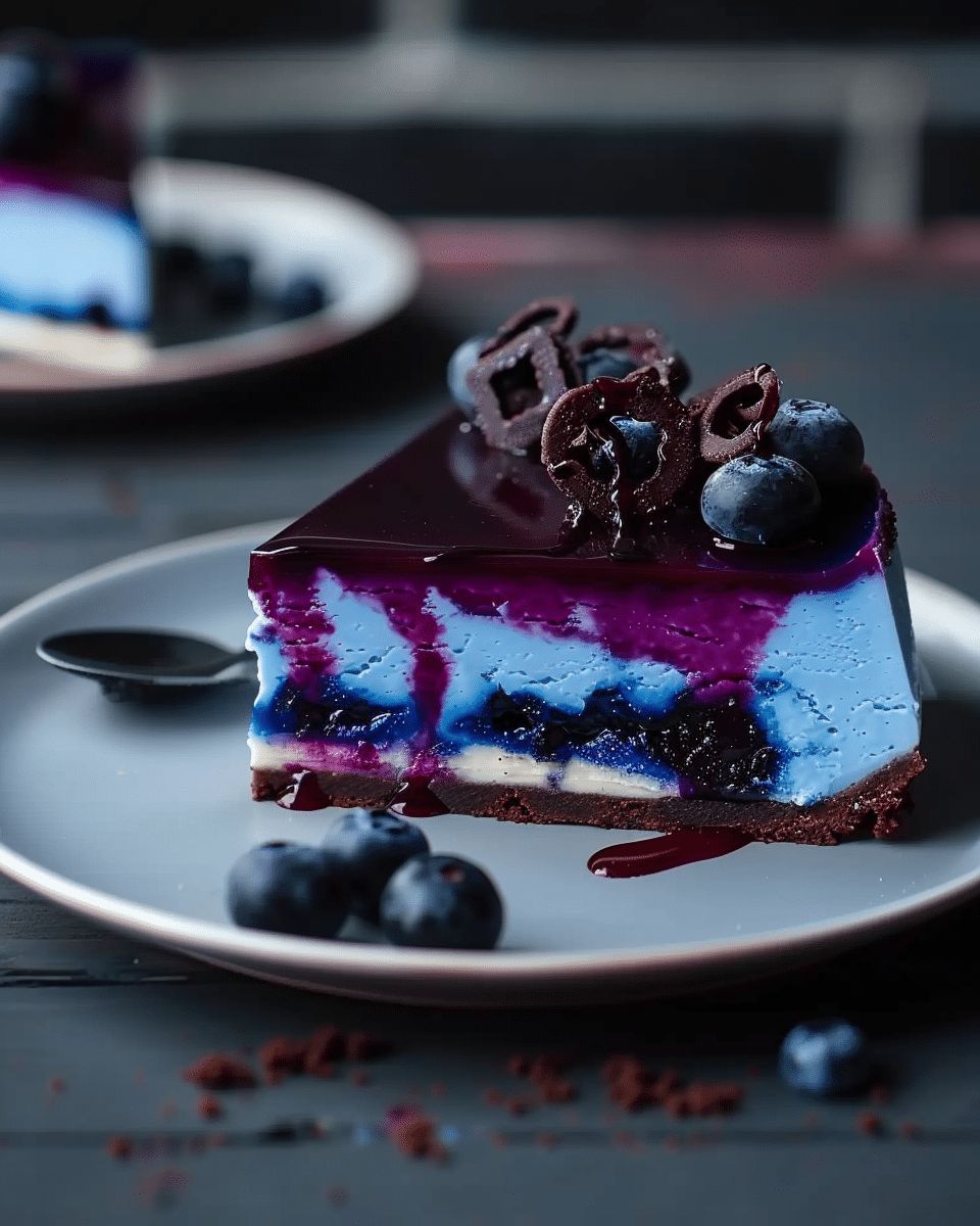 Ravenclaw Midnight Blueberry Cheesecake