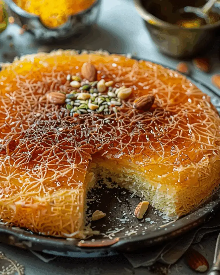 Irresistible Kunafa – Middle Eastern Cheese Pastry